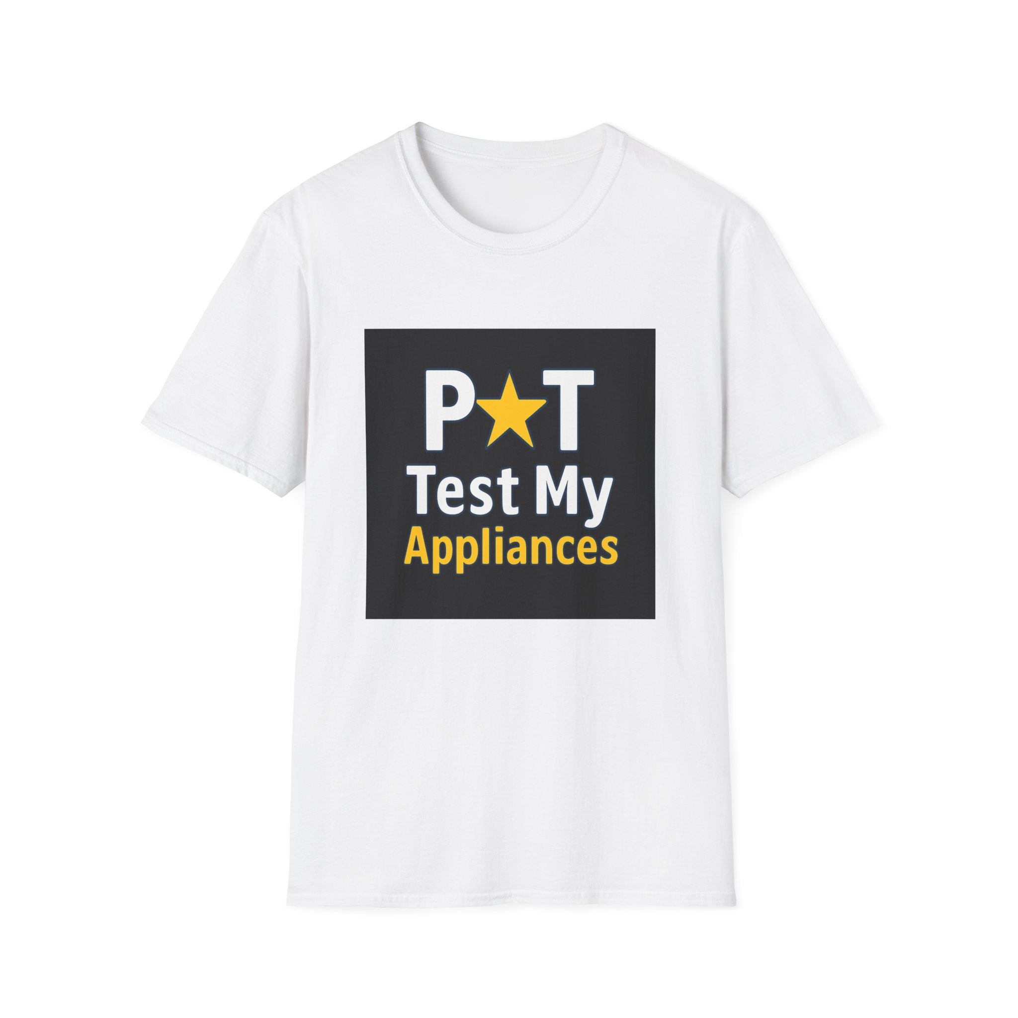 T-Shirt — 'Pat Test My Appliances' Novelty Electrical Safety Tee