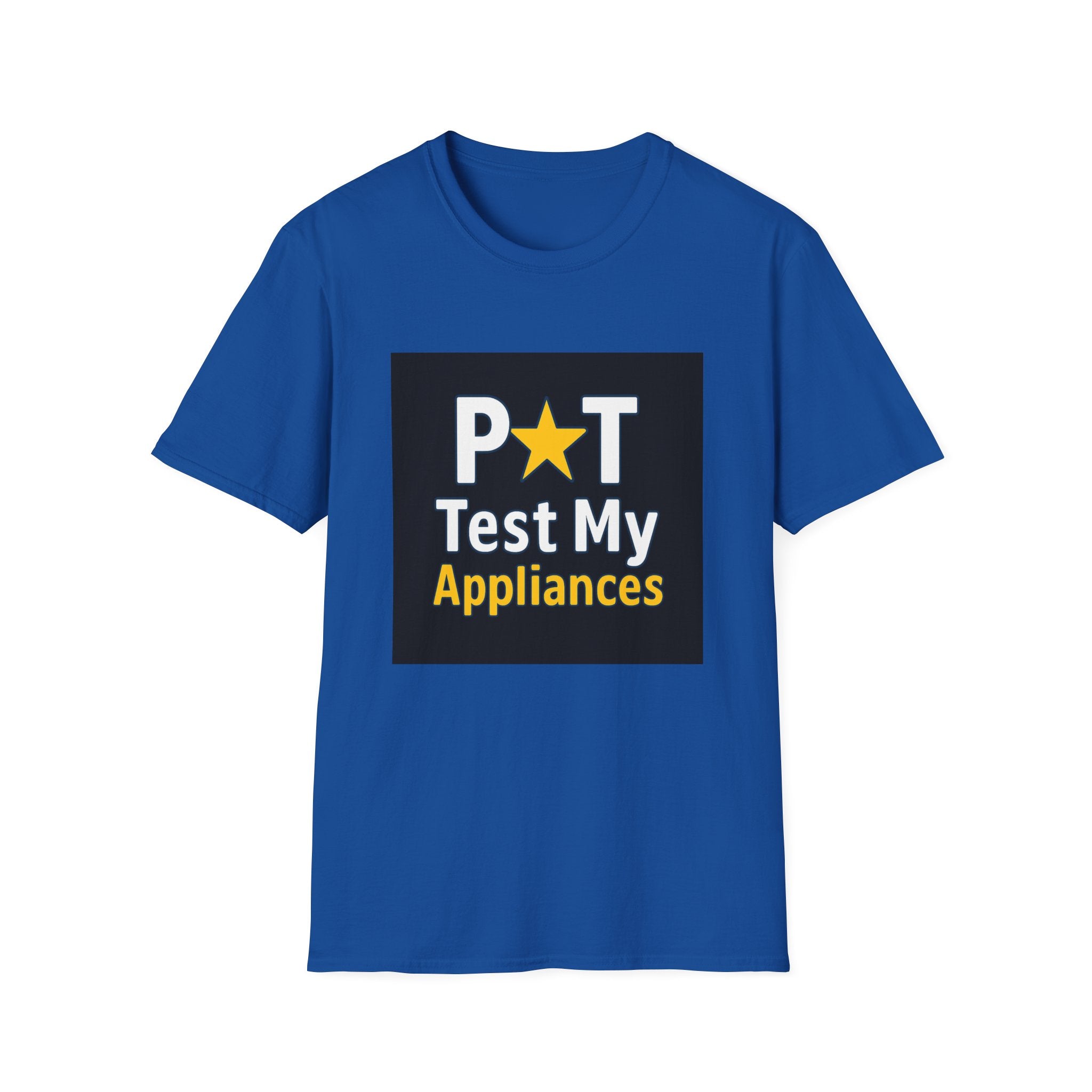 T-Shirt — 'Pat Test My Appliances' Novelty Electrical Safety Tee
