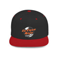Snapback Hat - La Casa Roja Vintage Soccer Logo Flat Bill Cap