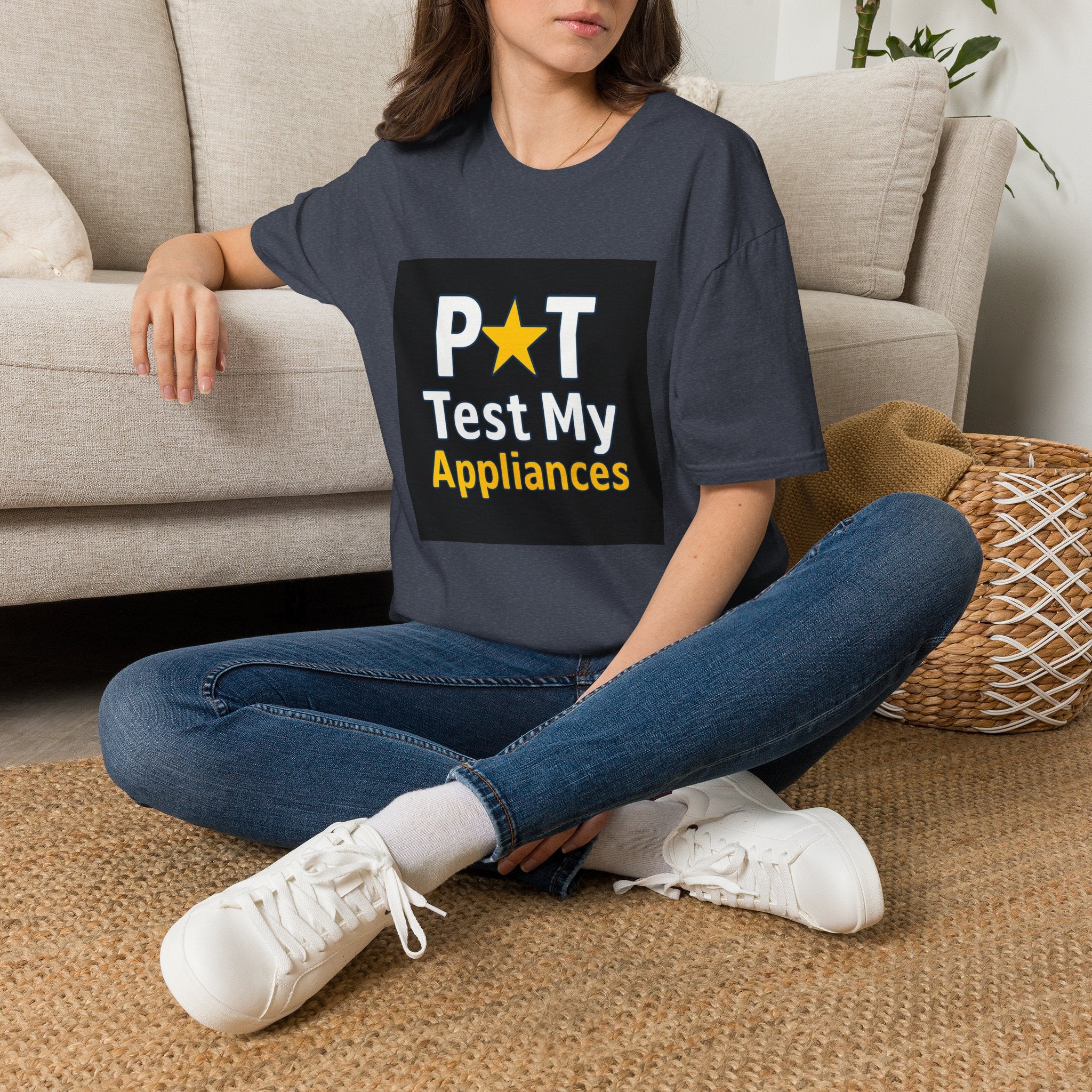 T-Shirt — 'Pat Test My Appliances' Novelty Electrical Safety Tee