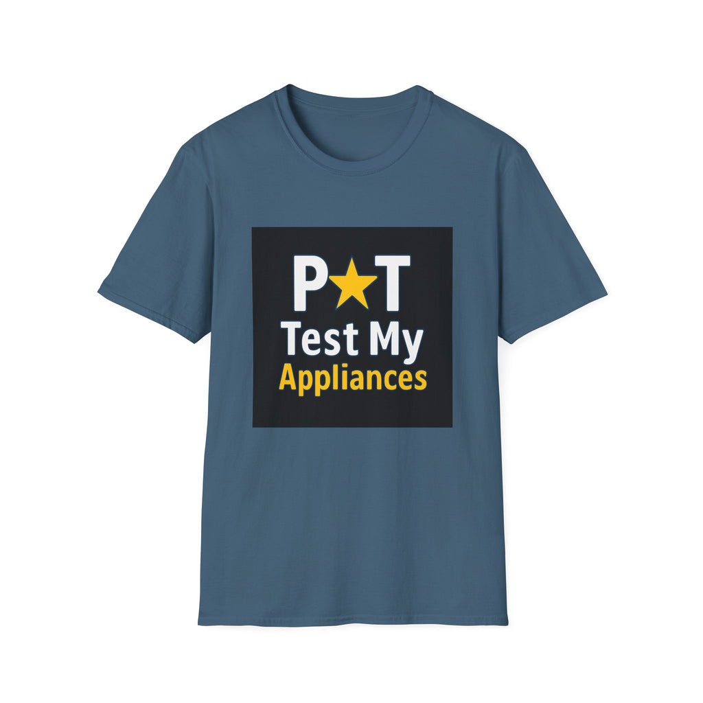 T-Shirt — 'Pat Test My Appliances' Novelty Electrical Safety Tee