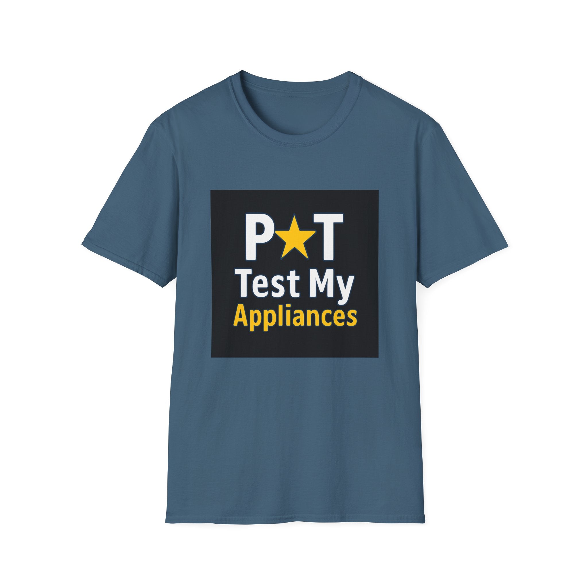 T-Shirt — 'Pat Test My Appliances' Novelty Electrical Safety Tee