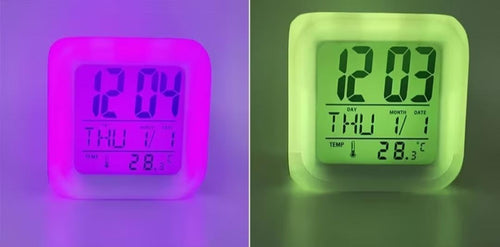 Cube Clock / Digital 7 Colour
