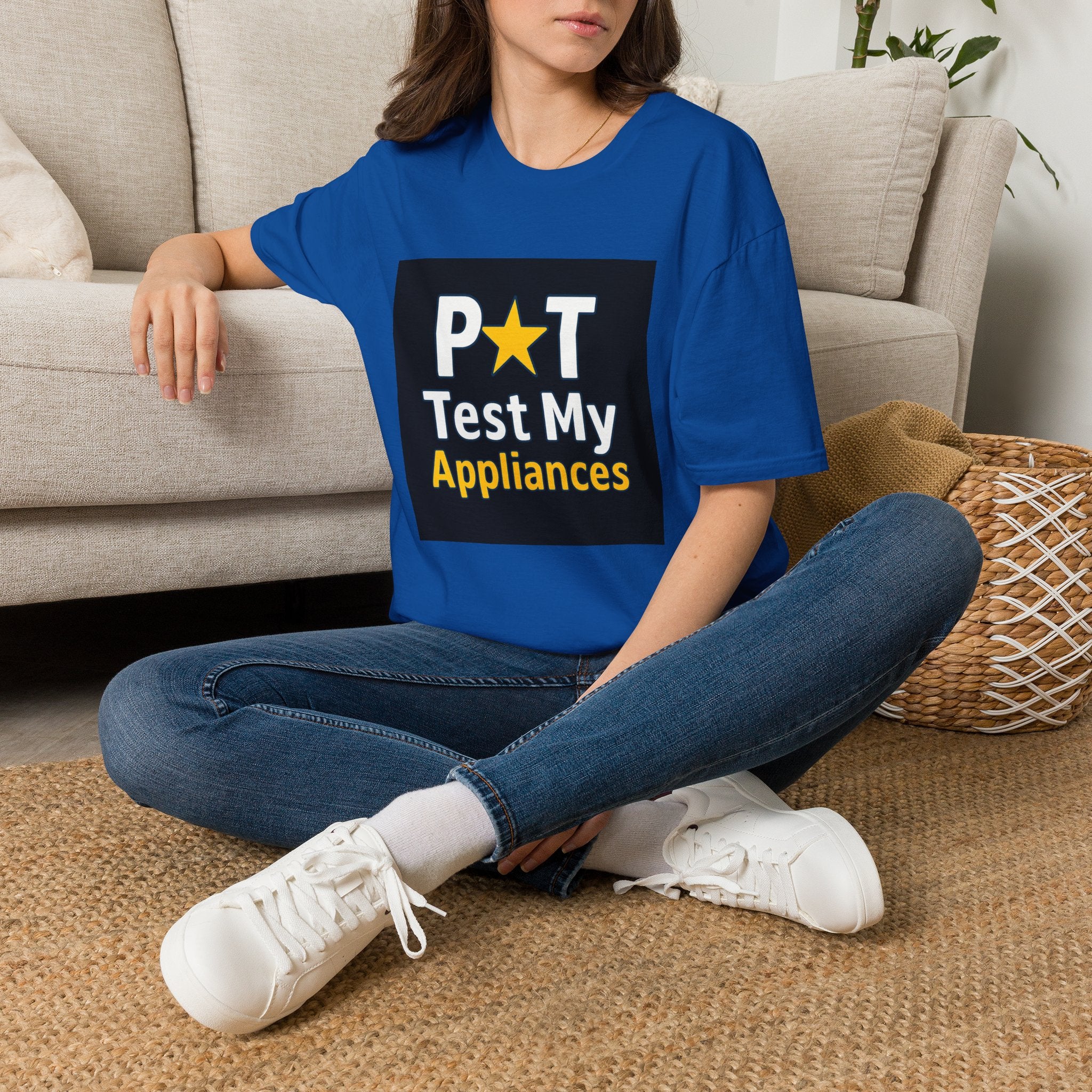 T-Shirt — 'Pat Test My Appliances' Novelty Electrical Safety Tee
